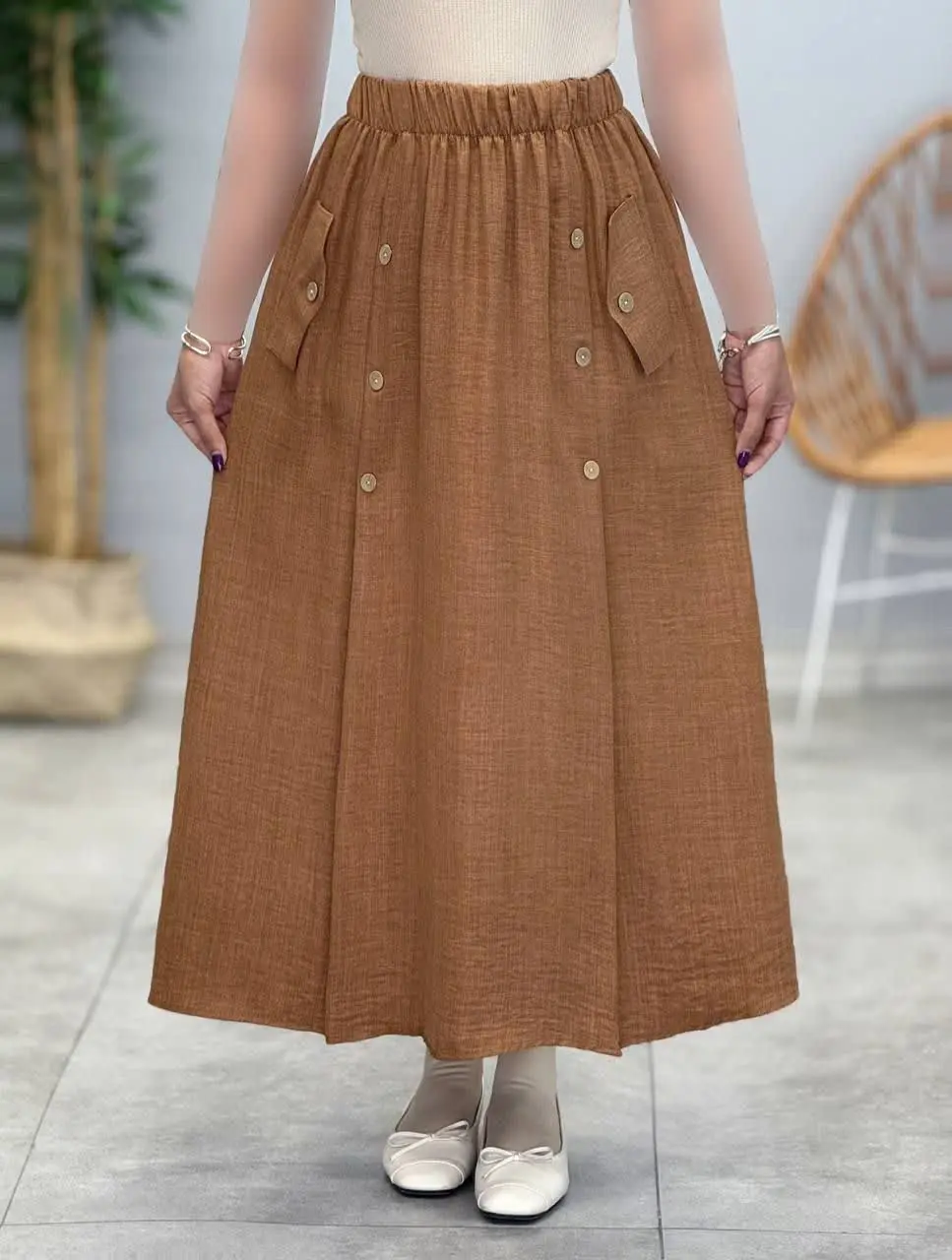 3406-شومیز و دامن گلدوزی